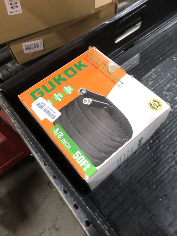 Photo 1 of GUKOK Garden Hose, Lightweight, Ultra Flexible, Durable, Kink-Free Garden Hose, RV, Marine and Camper Hose (50 FT)