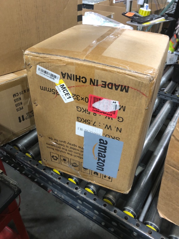 Photo 1 of Pressure Cleaner 5000PSI Max 4.0GPM with 33FT Flexible Extension Hose, 4 Nozzles, Foam Cannon, Power Cleaner Powered for Cars, Patios, Driveways, Blue