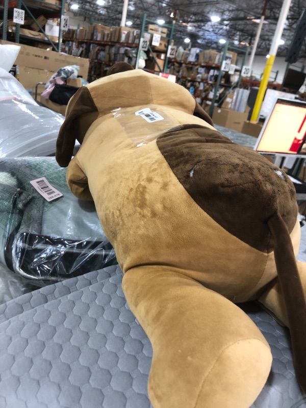Photo 1 of elfishgo Soft Large Dog Plush Hugging Pillow, Giant Dogs Puppy Stuffed Animals Toy Gifts for Kids, 27.5"