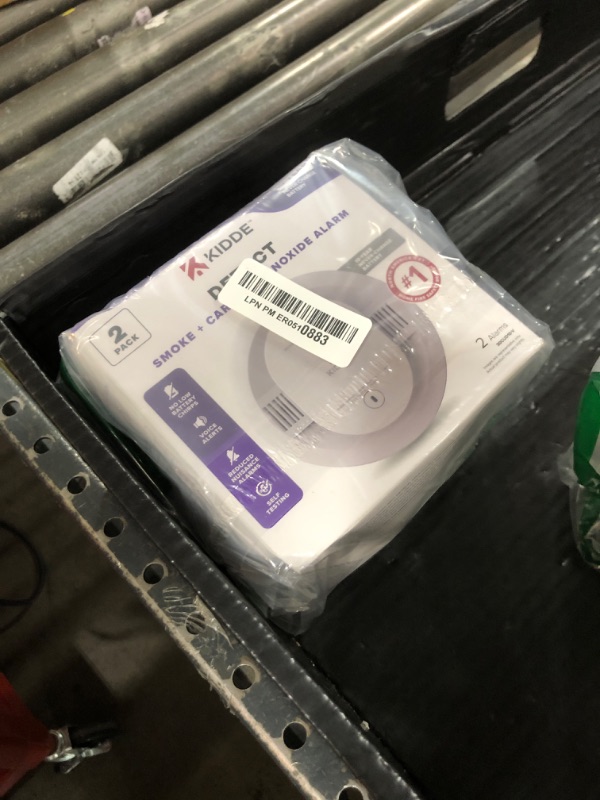 Photo 1 of Kidde  & Carbon Monoxide Detector, 10-Year Battery Powered, Voice Alerts, LED Warning Light Indicators, 2 Pack