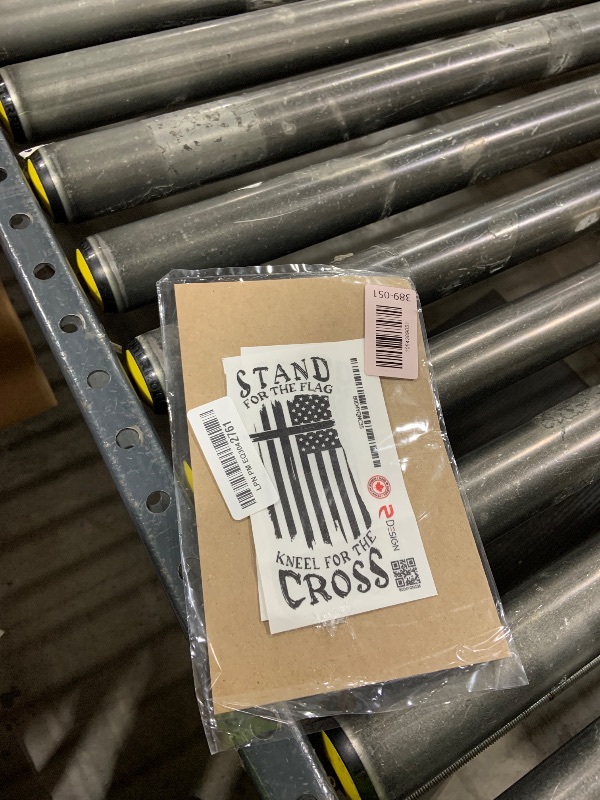 Photo 1 of eDesign Stand for The Flag Kneel for The Cross Sticker Decal Vinyl - 5 Inches - Premium Vinyl Sticker for Cars Trucks Laptops and More - Weatherproof and Durable 2-Pack (Black)