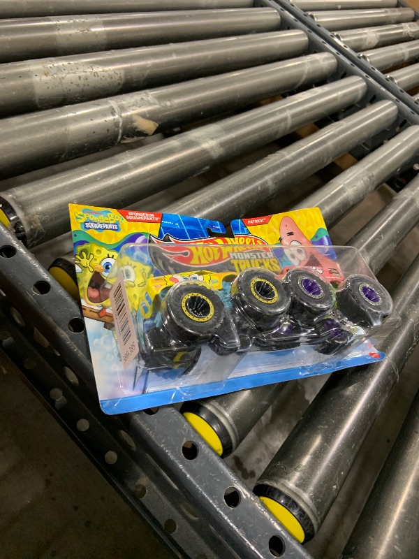 Photo 1 of Hot Wheels Monster Trucks 2-Pack, Demolition Doubles Set of 2 Toy Vehicles in 1:64 Scale, for Kids & Collectors (Styles May Vary)
