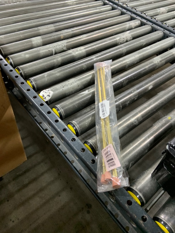 Photo 1 of Kowibcl Regular Duty Lightweight Tension Rod 7/16" Diameter Adjusts from 18-28 Inches Brass Finish (3PCS)