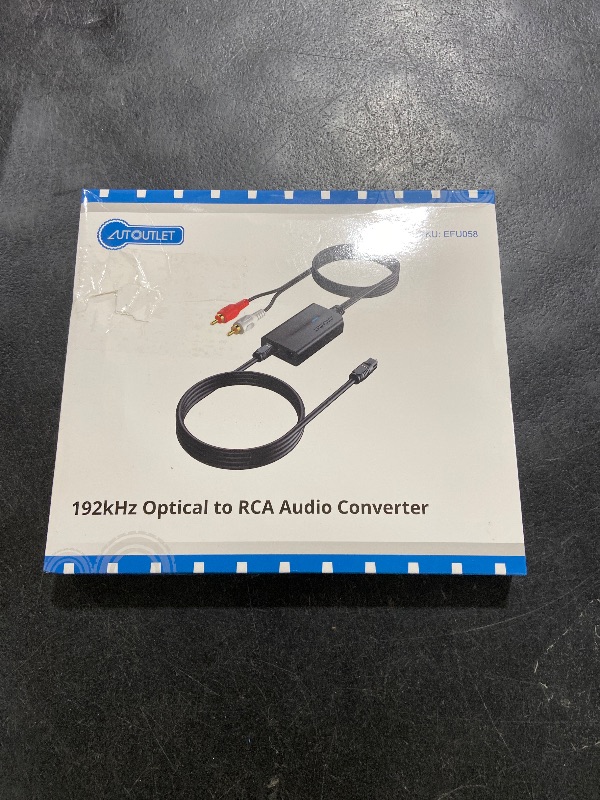 Photo 1 of AUTOUTLET 192kHz DAC Digital to Analog Audio Converter 7ft/2.1m Digital Audio Optical to RCA Male Cable for HDTV, DVD, Blu-Ray Players and Game Consoles