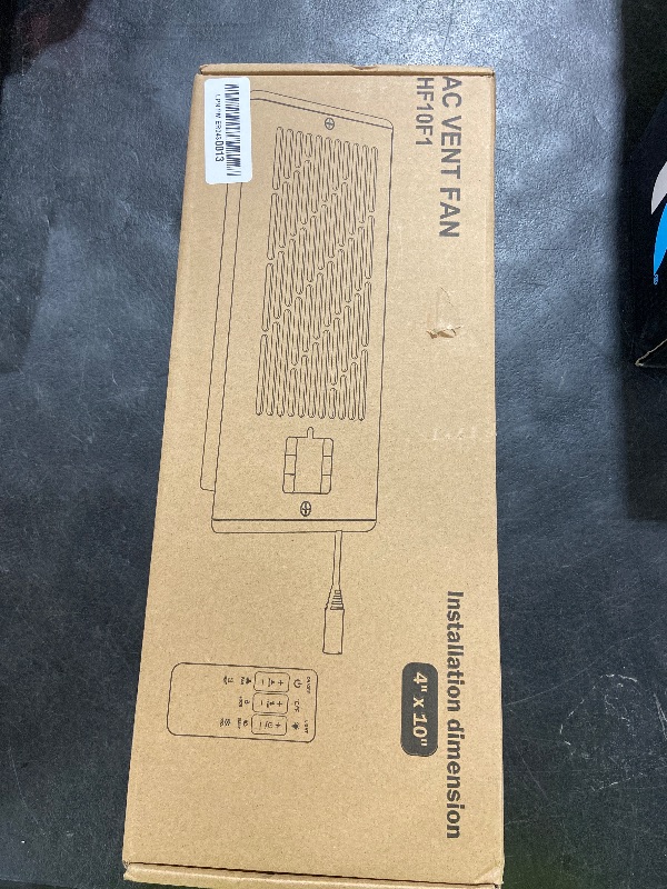 Photo 1 of Hisummer Register Booster Fan, Quiet Vent Fan for 4" x 10" Duct Openings, 10-Speed Air Boosting Register, Remote Control AC Booster Vent for Home Heating & Cooling Solutions