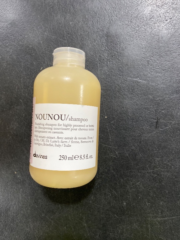Photo 1 of Davines NOUNOU Shampoo | Hydrating Deep Shampoo for Bleached, Permed, Relaxed, Damaged Hair or Very Dry Hair | Replenishes Chemically Processed Hair | 8.45 fl oz (Pack of 1)
