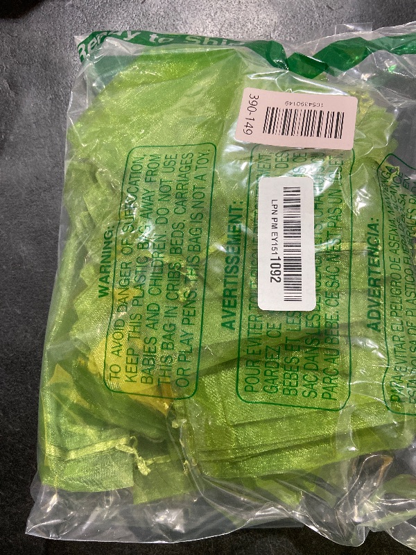 Photo 1 of Shintop 100Pcs Fruit Protection Bags, 4x6 Inch Green Strawberry Netting Cover Drawstring Mesh Bags Pest Barrier for Blueberry Small Fruit