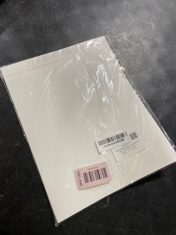 Photo 1 of MECOLOUR Premium Printable Vinyl Translucent Sticker Paper Waterproof, Dries Quickly Vivid Colors, Holds Ink Well- Tear Resistant - Inkjet & Laser Printer 20 Sheets