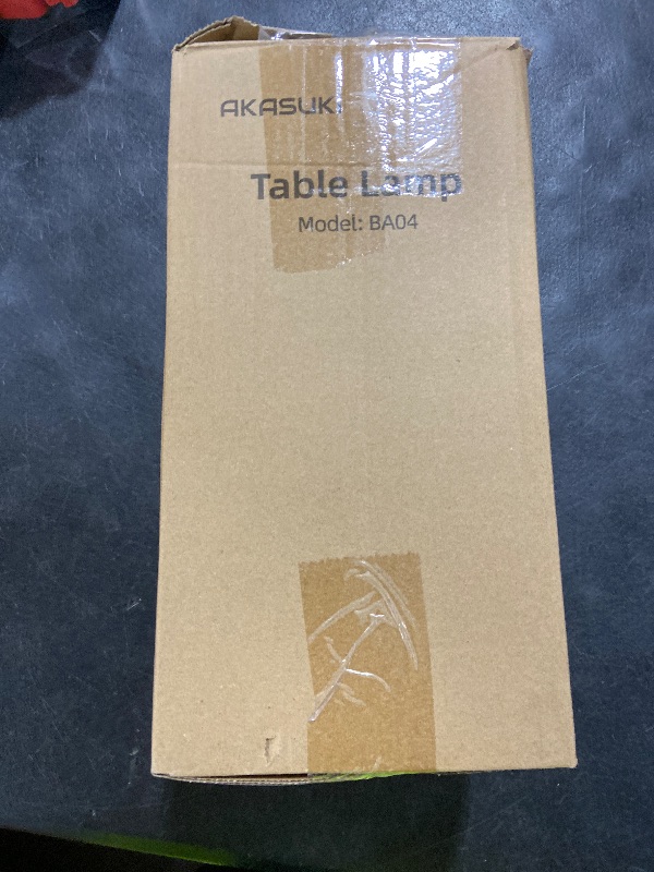 Photo 1 of AKASUKI 18Inch Table Lamp with Dual Charging Station, 3 Way Dimmable Touch Lamp for Bedroom, Living Room, Office(LED Bulb Included)