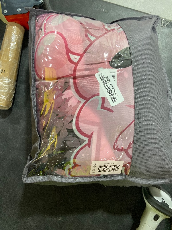 Photo 1 of QOOMO Axolotl Cherry Blossom Printed Camping Sleeping Bags,3 Season Warm & Cool Weather,Lightweight,Waterproof Sleeping Bags for Adults & Kids,Traveling,and Outdoors,Camping Gear Equipment,31x90inch