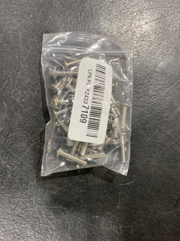 Photo 1 of Adiyer 40-Pack Metric M4 x 20mm Machine Screws for Cabinet Drawer Knob Pull Handle, 304 Stainless Steel, Truss Head Bolts, Phillips Drive