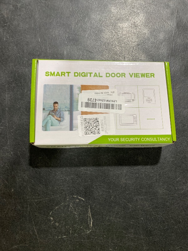 Photo 1 of Digital Door Viewer, 2.4in Smart Door Viewer TFT LCD Screen Display 0.3MP 95° Wide Angle Camera Photo Recording, Peephole Camera for 0.59-0.98in Diameter Door Hole