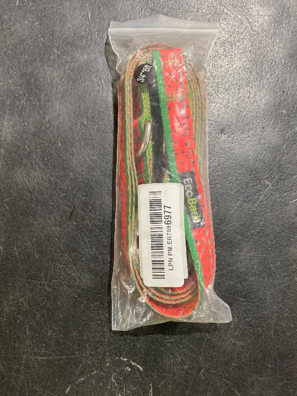 Photo 1 of EcoBark Dog Leash - Soft & Reflective Comfort Leash with Padded Handle - Safe, Strong, & Durable for Small, Medium or Large Dogs (Watermelon)