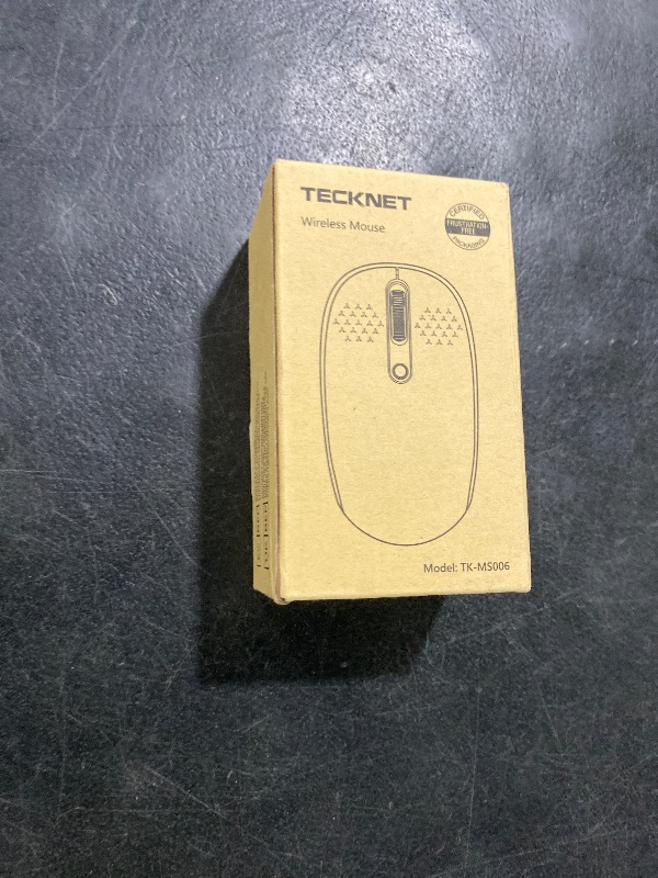 Photo 1 of TECKNET Wireless Mouse, 2.4G Quiet Computer Mouse with USB Receiver, 4 Buttons Portable Cordless Mice for Chromebook, Laptop, PC, Mac, 800/1200/1600 DPI - Pink