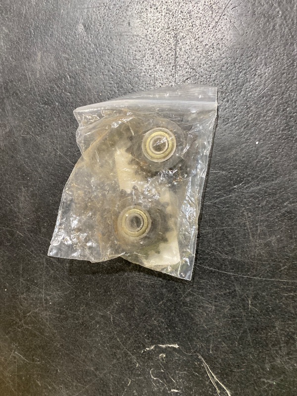 Photo 1 of uxcell #25 Roller Chain Idler Sprocket, 6mm Bore 1/4" Pitch 17 Tooth Sprocket Tensioner, C45 Carbon Steel 25 Roller Chain Sprocket with Bearing for ISO 04C Chain, 2Pcs