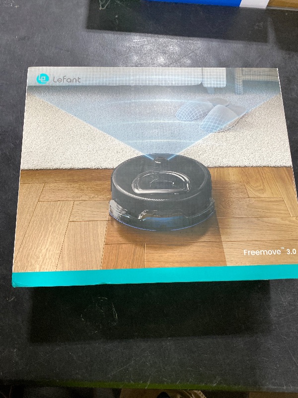 Photo 1 of Lefant LiDAR Robot Vacuum and Mop, 450ml Visible Dustbin, Upgraded 190° PSD Obstacle Avoidance, Customized Cleaning, Multi-Floor Mapping, 150 Mins Runtime, WiFi/Alexa/APP, Pet Hair & Carpets, M330 Pro