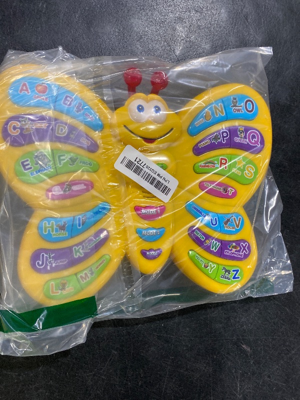 Photo 1 of Preschool ABC Learning Toy, Interactive Educational Butterfly Toy for Toddlers, Animal Sounds & Music, Early Development See and Say Baby Toys for 3 Year Old Boys & Girls