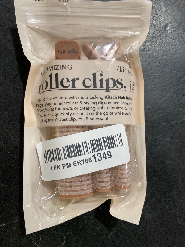 Photo 1 of Kitsch Volumizing Hair Clips for Women - Hair Rollers for Volume & Curls - Volumizing Hair Products, Hair Roller Clips for Effortless Curls That Last - 2pc, Terracotta
