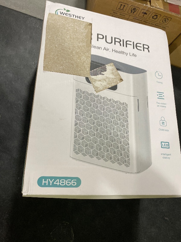 Photo 1 of Air Purifiers for Home Large Room Up to 2500 ft², WESTHEY HEPA Filter Purifier for Smoke, Air Cleaner for Wildfire Smoke Ash Pollen Pets Hair Odor, 2 PCS Filters for Bedroom, Applicable to California