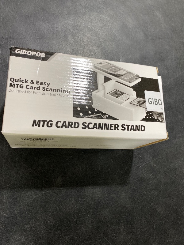 Photo 1 of GIBOPOB 2025 Enhanced Trading Card Scanner, MTG Card Scanner Stand, Phone Stand MTG Accessories, Fit for un-Sleeved and Sleeved Cards, Only Available for ManaBox