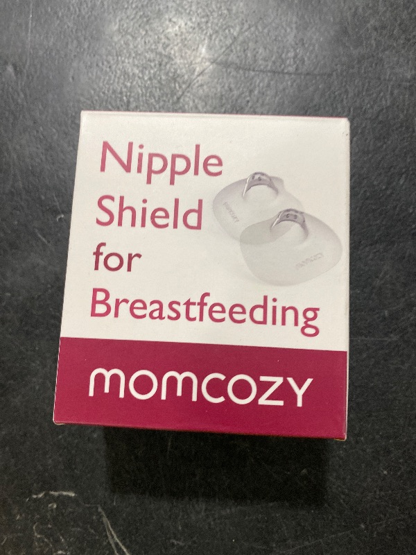 Photo 1 of Momcozy Ultra-Thin Nipple Shields, 100% Food-Grade Silicone for Breastfeeding Moms, BPA/BPS-Free, Super-Soft & Portable Carry Case Included, 24mm