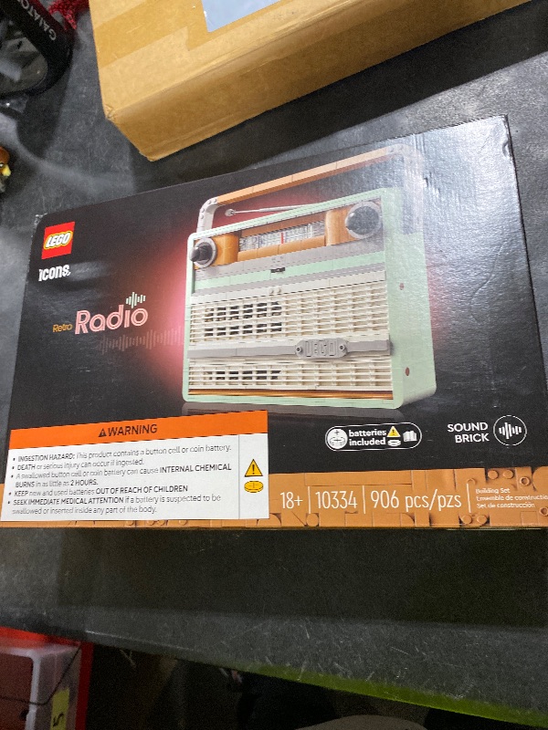 Photo 1 of LEGO Icons Retro Radio Building Set for Adults - Home Decor for Bedroom or Desk for Vintage Aesthetic with Sound Effects & Smart Phone Integration - Birthday Gifts for Men & Women - 10334