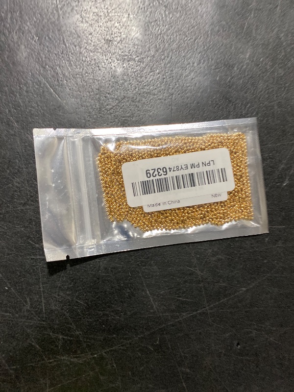 Photo 1 of Daiyifiy 2500Pcs 2mm Metal Spacer Beads Metallic Plated Beads Round Beads Smooth Round Loose Beads Crimp Stopper Beads, Bracelet Making Clamp End Stopper Spacer Beads for Jewelry Making?K-Gold?