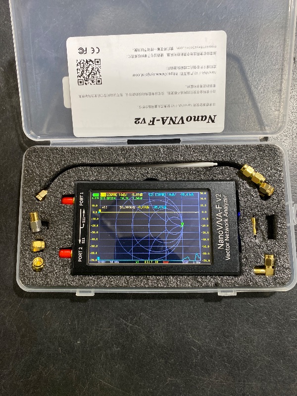 Photo 1 of AURSINC Upgraded NanoVNA-F V2 Vector Network Analyzer 50KHz-3GHz HF VHF UHF VNA Antenna Analyzer, 4.3inch Touchscreen, 5000mAh Battery, Measuring S-Parameters, SWR, Phase Delay, Smith Chart