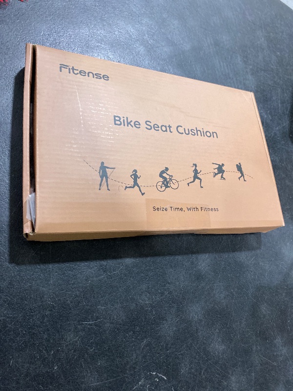 Photo 1 of Fitense Bike Seat Cushion High-Resilient, Gel Padded Bike Seat Cover for Men & Women, Breathable & Hollow Design Comfort Bike Saddle for Cycling, Mountain Bikes,Road Bikes, Exercise Bikes