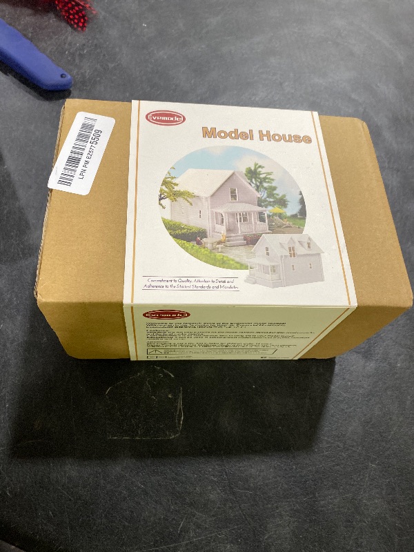 Photo 1 of O Scale Model Blank Buildlings Kit Unassembled House for Model Train Layout JZ01JJ (O Scale-1 Unit) DIY Christmas Village Room