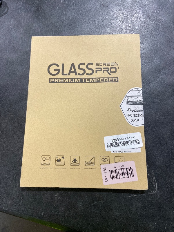 Photo 1 of ProCase 2 Pack Screen Protector for iPad Air 11 Inch (M3) 2025/ (M2) 2024, Tempered Glass Film Guard for iPad Air 7th/6th Generation Accessories -Clear