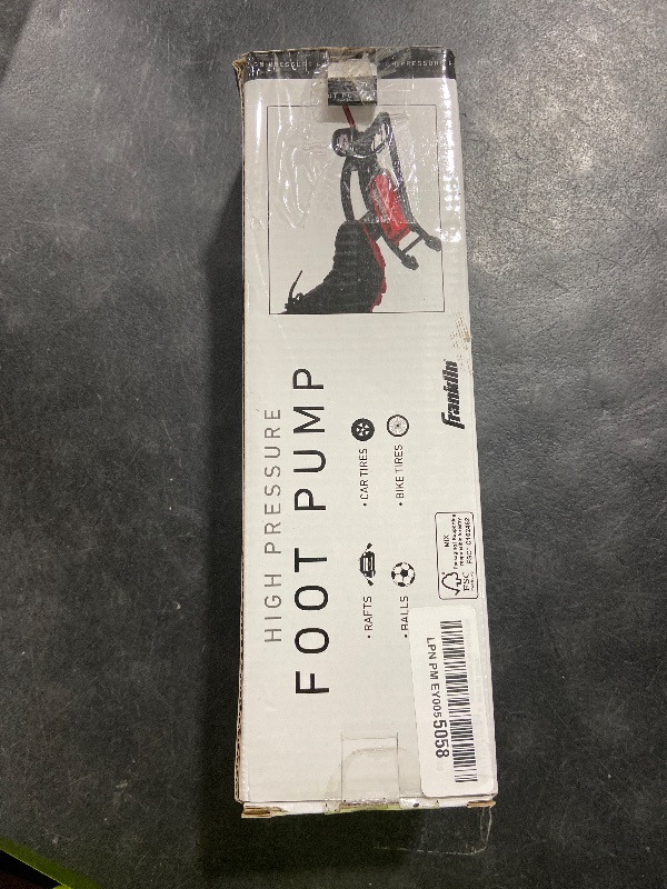 Photo 1 of Franklin Sports Air Pump With High-Pressure Foot Pedal for Sports Balls, Bikes, Inflatables and More - Compact and Heavy Duty