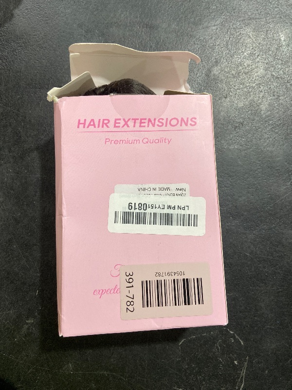 Photo 1 of ZQIAN BEAUTY Claw Clip Ponytail Extension - 12 Inch Curly Ponytail Extension, Wavy Pony Tails Hair Extensions, Synthetic Hair Extensions Ponytail, Clip On Ponytails for Women (Color: Black Brown)