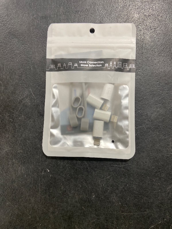 Photo 1 of USB C Type C to Lightning Adapter MFi Certified 4 Pack 27W Fast Charging Support Data Sync,Lightning to USB Type C Cable Adapter for iPhone/iPad/for Airpods,with Anti-Lost Loop,Not for Audio/OTG