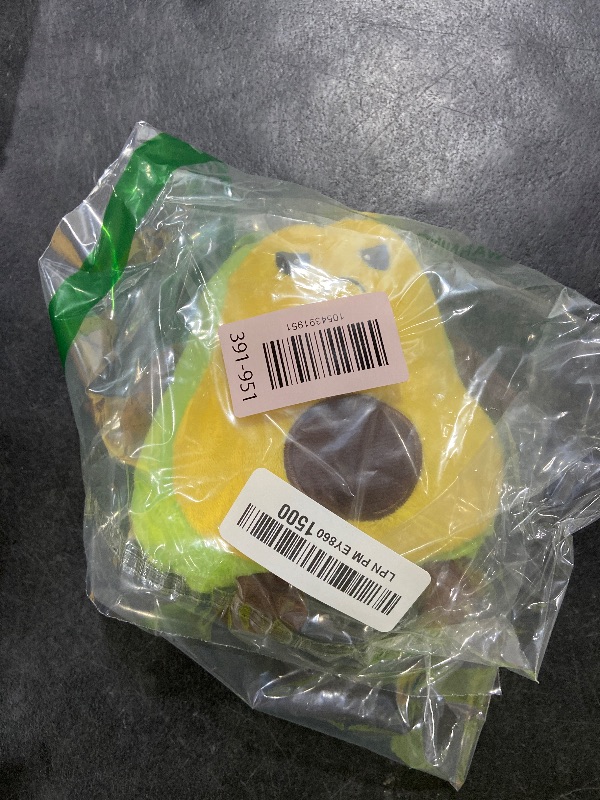 Photo 1 of OUKEYI Avocado Plushie Toy Figure Stuffed Toy Double-Sided Mood Plushie Yellow and Green