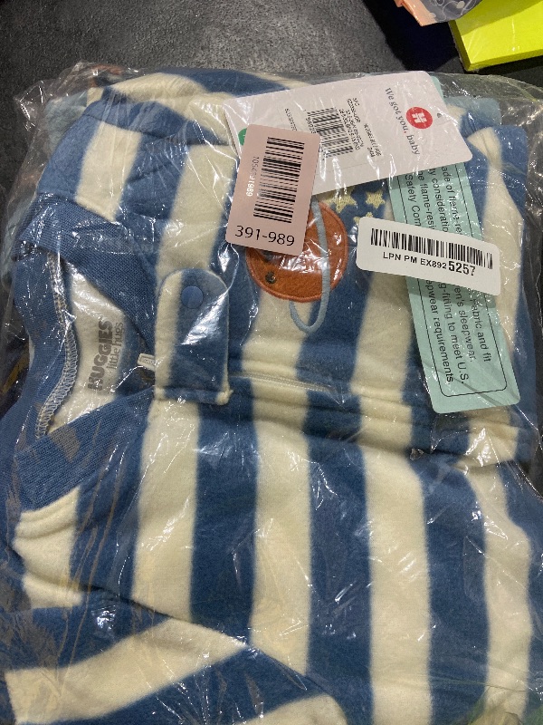 Photo 1 of Huggies 3-Pack Footed Fleece Coverall