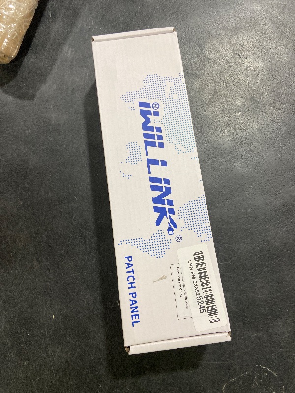 Photo 1 of Iwillink Blank 12-Port Keystone Patch Panel with 89D Wall Mount Bracket, Versatile Vertical/Horizontal Installation, Includes 6 Blank Keystone Inserts for Custom Configurations