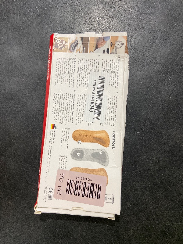 Photo 1 of pedag Comfort Leather 3/4 Inserts for Whole Foot Support, Handmade in Germany, Men and Women's Dress Shoes, Flats, Ballet Flats, Sandals, Real Leather, Tan, 1 Pair, US W 12 / M 9 / EU 42