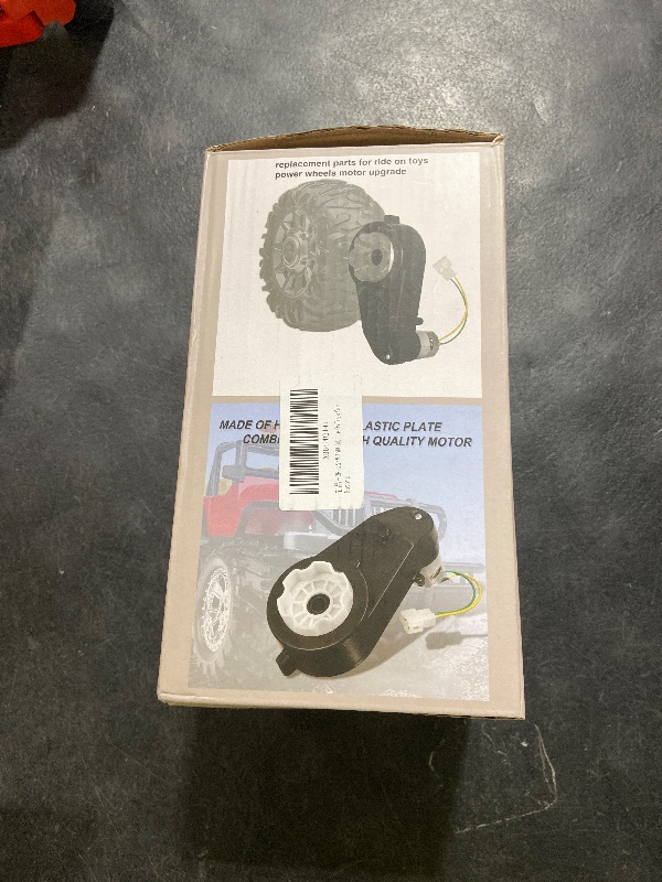 Photo 1 of 2Pcs 24V 45000RPM Kids Ride On Car Gearbox Motor,24V Motor Gearbox Upgrade High Speed RS555 Drive Engine Match 24 Volt Kids Ride On Toys Car Motors