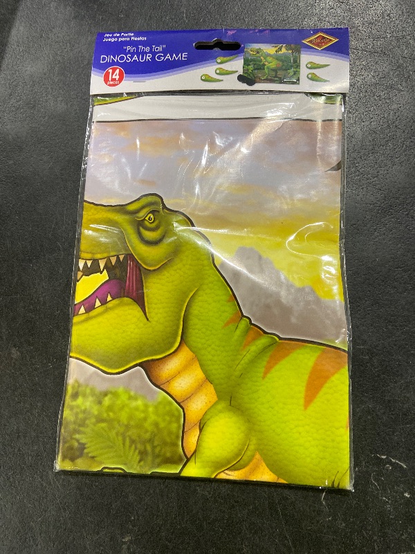 Photo 1 of Beistle Pin The Tail On The Dinosaur Game