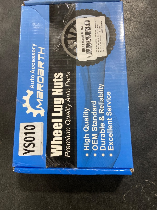 Photo 1 of Set of 24 M14x1.5 Lug Nuts Comptible with Replacing Silverado Tahoe Suburban Tahoe Sururban Escalade Xt6 Xt5,7/8 Hex 1.77-Inch OEM Factory Style Large Acorn Socket Lug Nuts