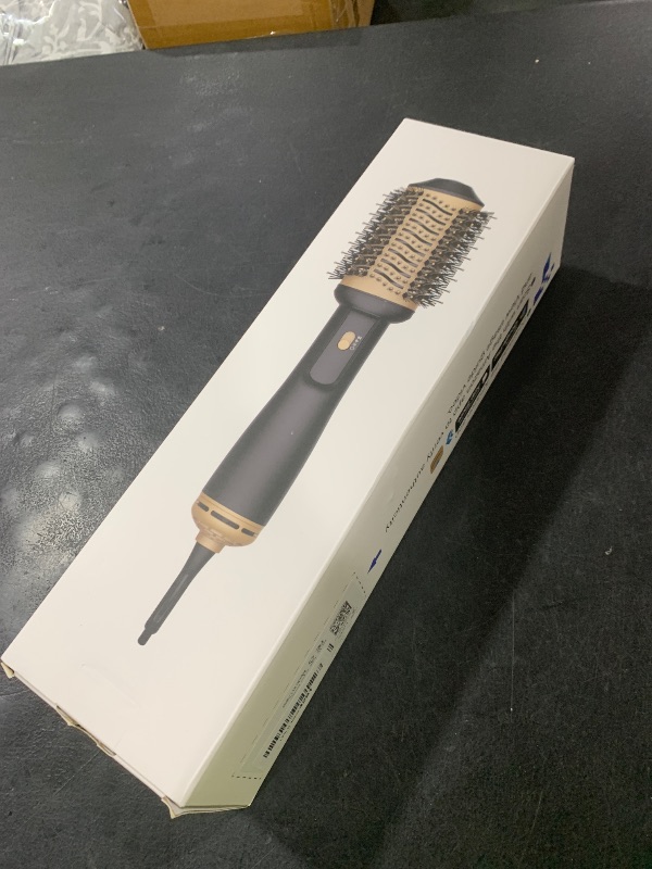 Photo 1 of Lopeie Hair Dryer Brush Blow Dryer Brush in One, 4 in 1 Hair Dryer and Styler Volumizer with Oval Barrel, Professional Salon Hot Air Brush for All Hair Types, Gold