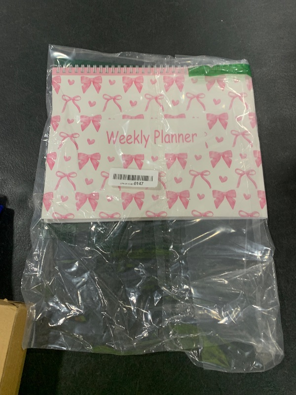 Photo 1 of Marspark Pink Bow Weekly To Do List Notepad 8.5 x 11 Inch Weekly Desk Planner with 52 Tear off Sheets Undated Calendar Organizing Habit Tracker, Goals & Schedules for Home School and Work