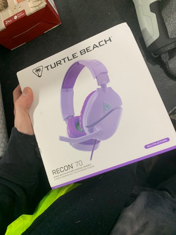 Photo 1 of Turtle Beach Recon 70 Multiplatform Gaming Headset for Xbox Series X S, Xbox One, PS5, PS4, PlayStation, Mobile & PC with 3.5mm - Flip-to-Mute Mic, 40mm Speakers, Lightweight Design, Lavender