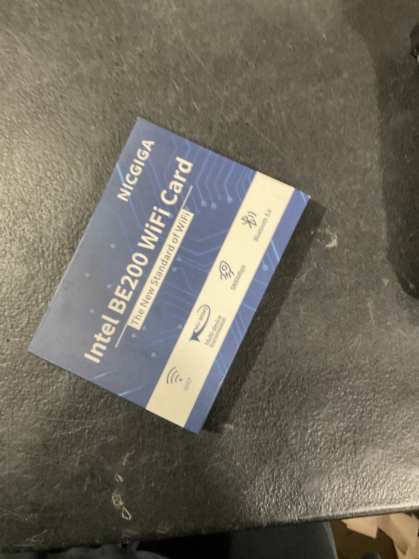 Photo 1 of WiFi 7 Wireless Card Intel BE200 NGW, Bluetooth 5.4, 5800Mbps M.2/NGFF Network Support Windows 10/11 (64bit), Linux, Not Support AMD, Only Supports Intel 12th Generation and Above CPUs.