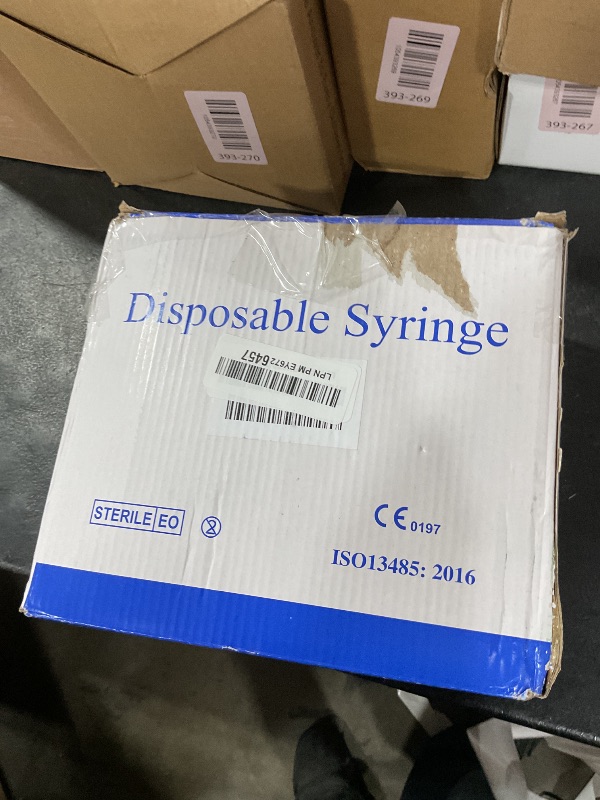 Photo 1 of 5ml Syringe with 22Ga 1.5Inch Needle, Individual Package, Pack of 100