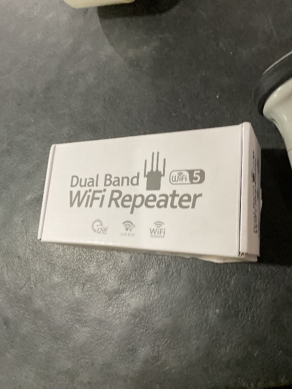 Photo 1 of WiFi Extender Signal Booster for Home, WiFi Extender, Long Range up to 12880 Sq Ft and 105 Devices, Internet Extender WiFi Booster, WiFi Repeater with Ethernet Port, Signal Booster(Black)