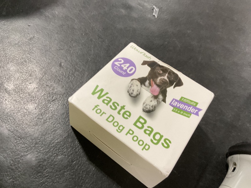 Photo 1 of 240 Count Lavender Scented 13” x 9” Dog Poop Bags Rolls, Leakproof Strong & Sturdy Waste Bags for Doggie Cat Pet