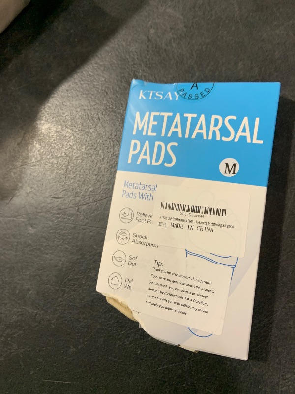 Photo 1 of KTSAY 2 Pairs Metatarsal Pads with Gel Pad for Women and Men, Foot Pads for Ball Pain Relief, Morton's Neuroma, Metatarsalgia Support