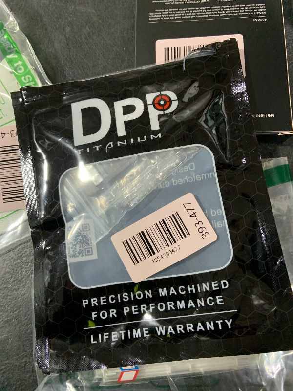 Photo 1 of DPP Titanium Rear Sight Dovetail Mount Compatible with Glock Non MOS Vortex Venom & Viper, Burris Fastfire, Docter